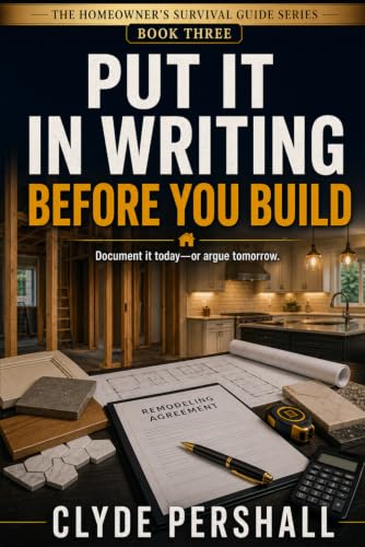 Cover of Put It in Writing Before You Build by Clyde Pershall